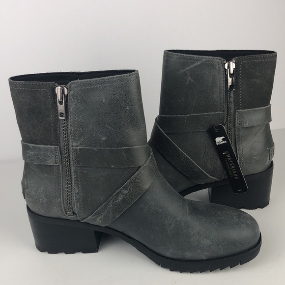 NEW Sorel Cate Quarry Ankle Boots Booties 8 - Picture 7 of 9